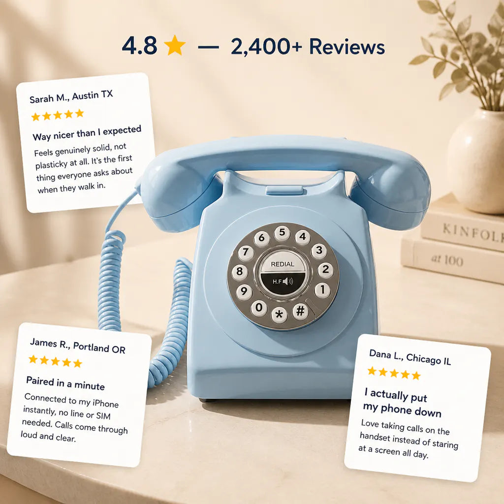 Premium Retro Telephone Bluetooth