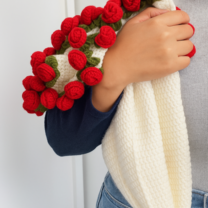 Premium Hand-Knitted Marigold Bouquet
