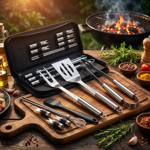 Stainless Grilling Set