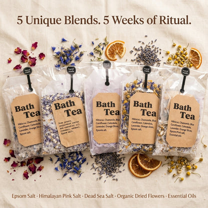 5x Bath Teas