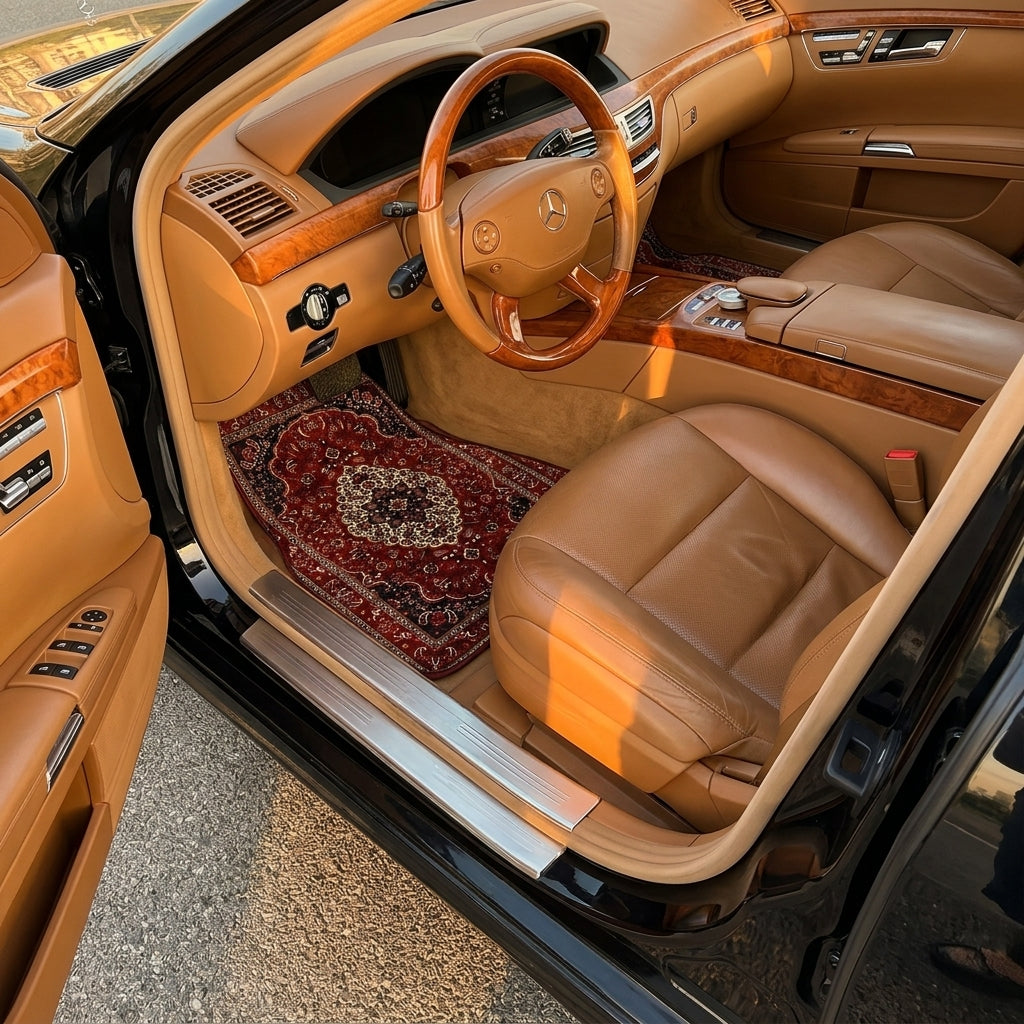 Hand-made Moroccan Vintage Car Floor Mats
