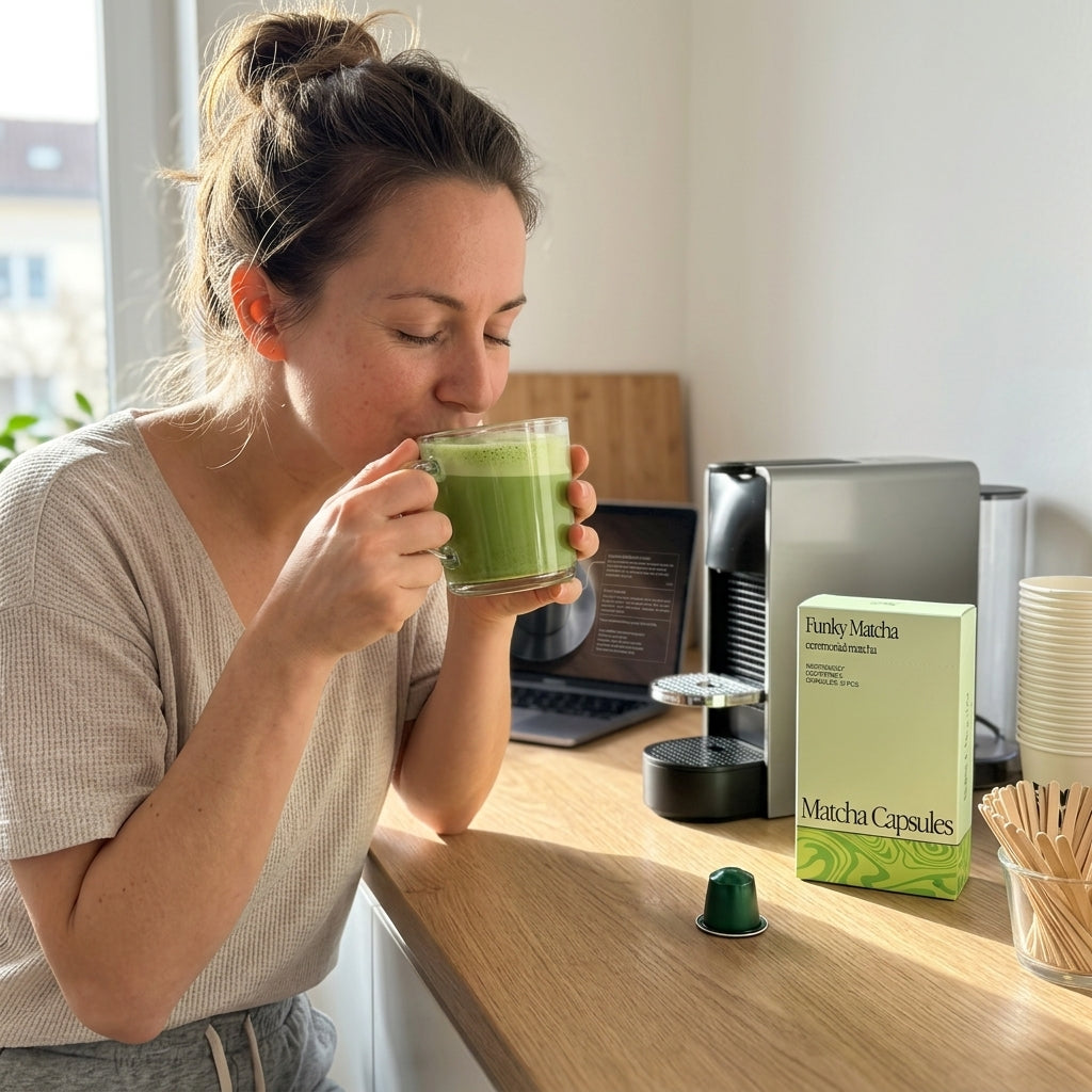 Ceremonial Grade Matcha Pods – Nespresso® Compatible