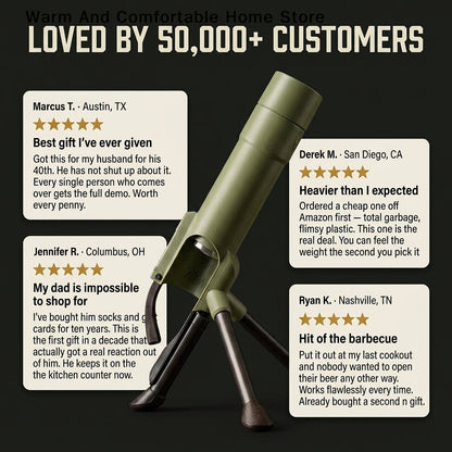 Mortar Beer Bottle Opener