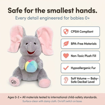 Hide-and-Seek Elephant Plush