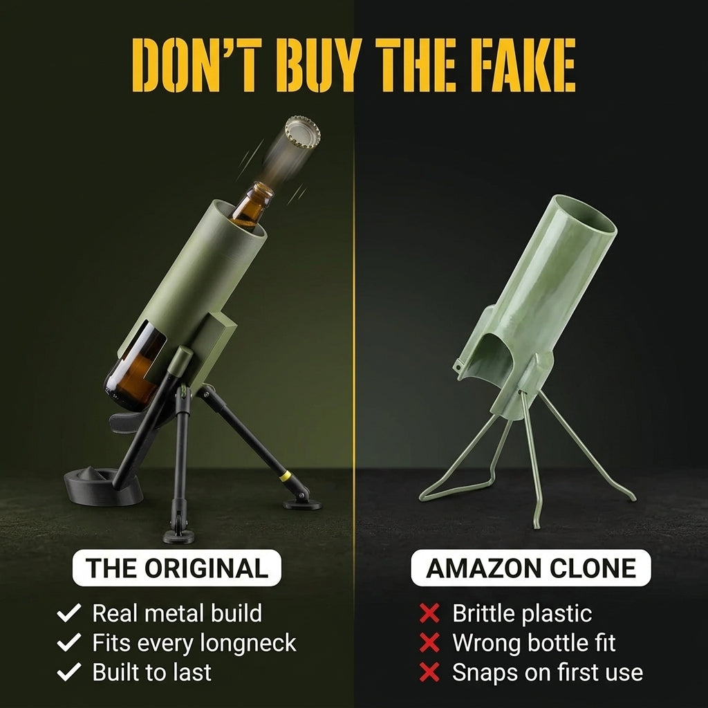 Mortar Beer Bottle Opener