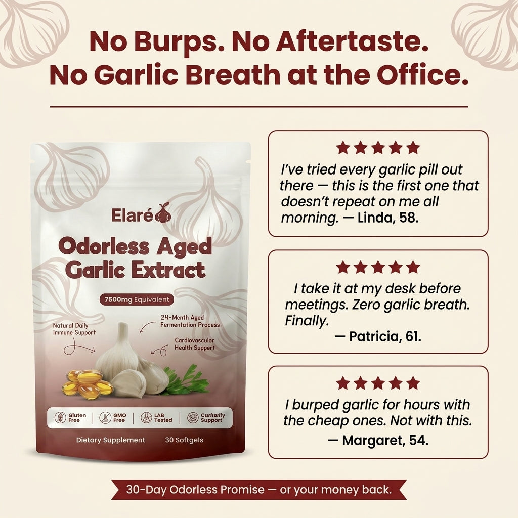 Aged Garlic Extract - 7500mg Odorless Softgels