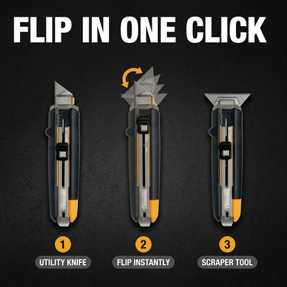 TOUGHBUILT 2-in-1 Scraper Utility Knife