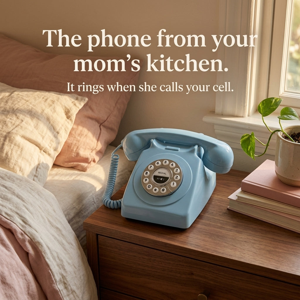Dream Dial™ Premium Retro Telephone