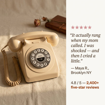 Dream Dial™ Premium Retro Telephone