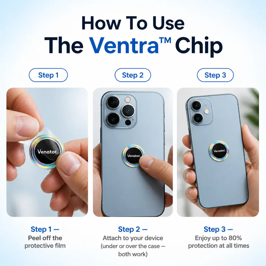Ventra™ Premium EMF Protection Chips | 6 pack
