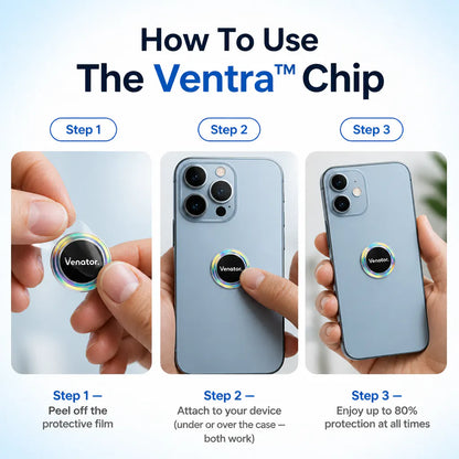Ventra™ Premium EMF Protection Chips | 6 pack