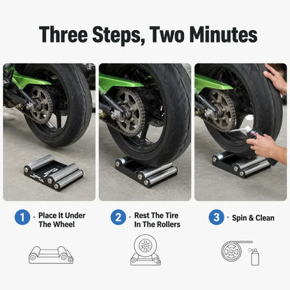Ventra™ Motorcycle Wheel Cleaning Bracket