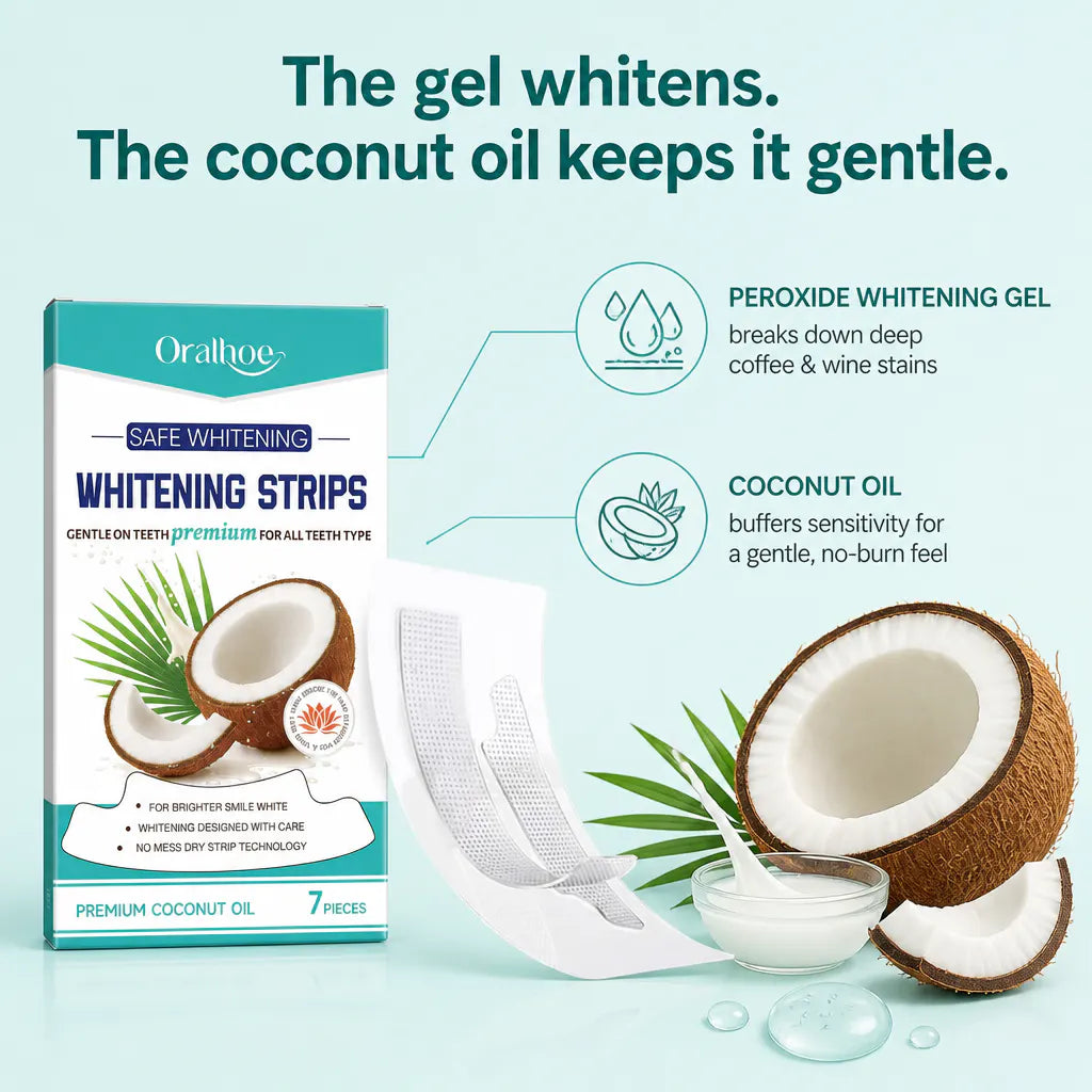 Premium Coconut Oil Whitening Strips