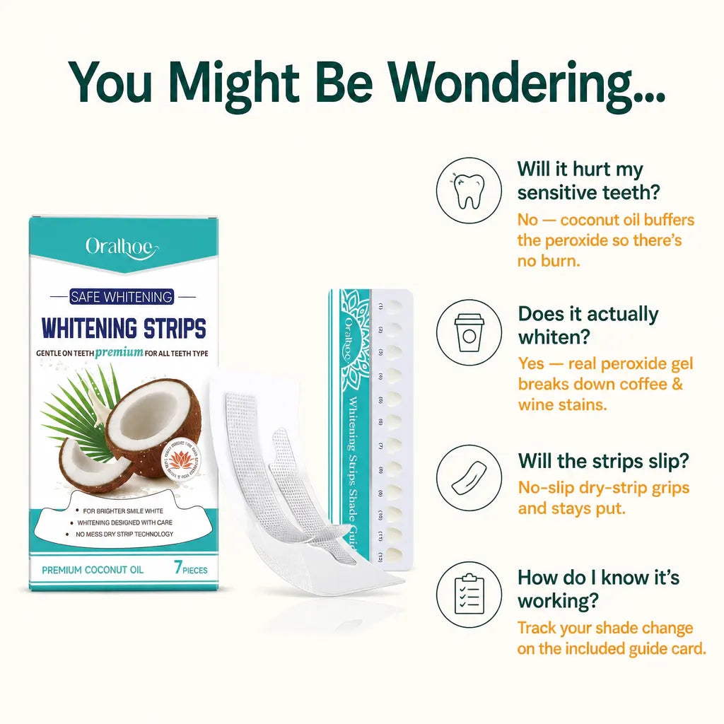 Premium Coconut Oil Whitening Strips