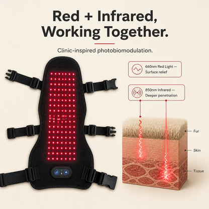 Redly - Red Light Therapy Vest for Pets