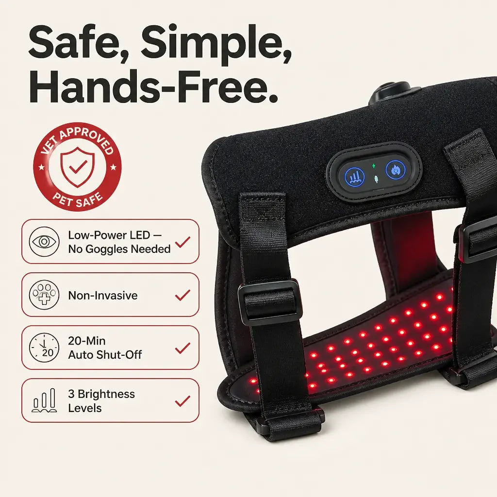 Redly - Red Light Therapy Vest for Pets