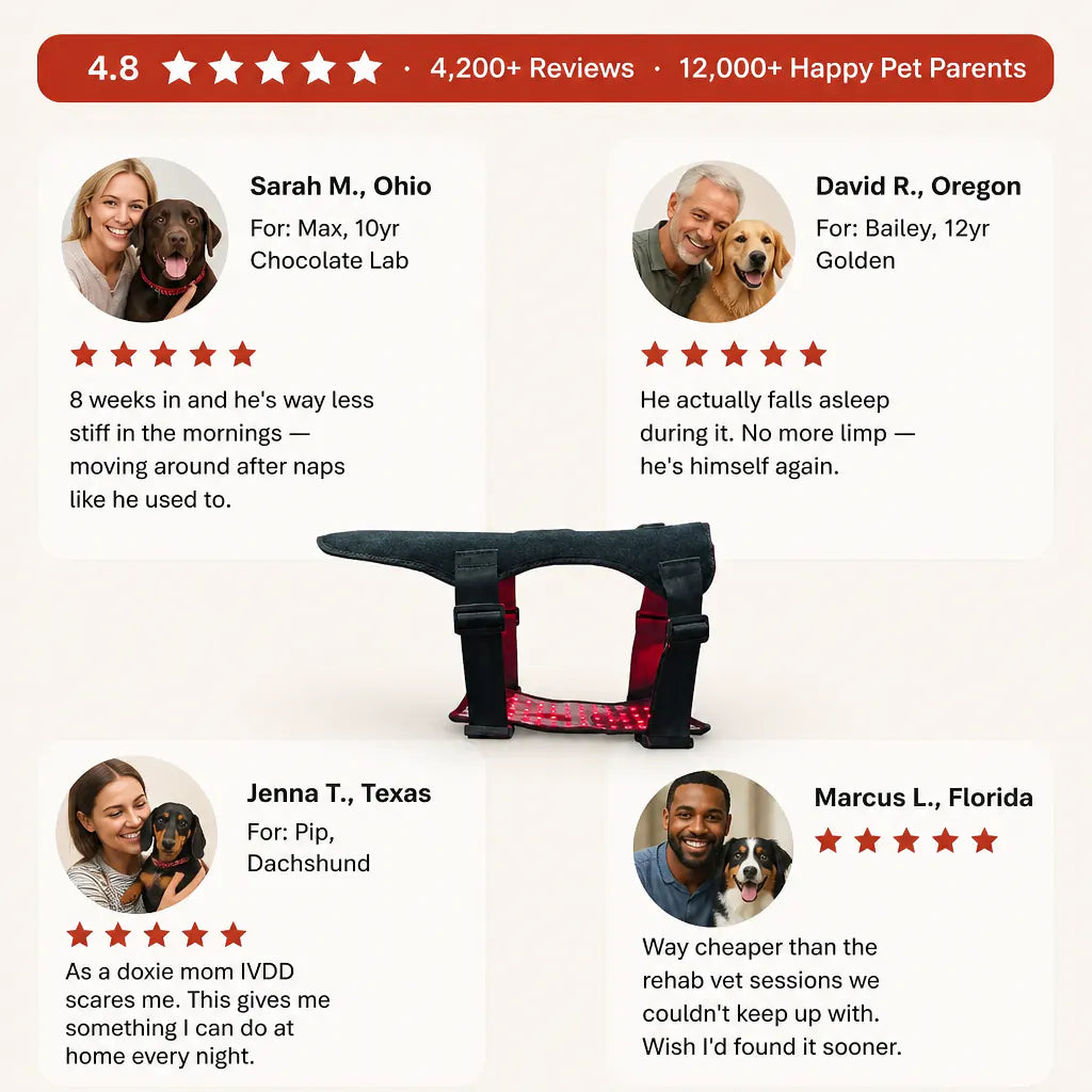 Redly - Red Light Therapy Vest for Pets