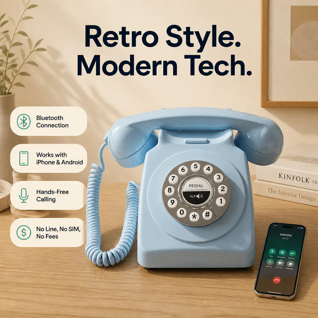 Premium Retro Telephone Bluetooth